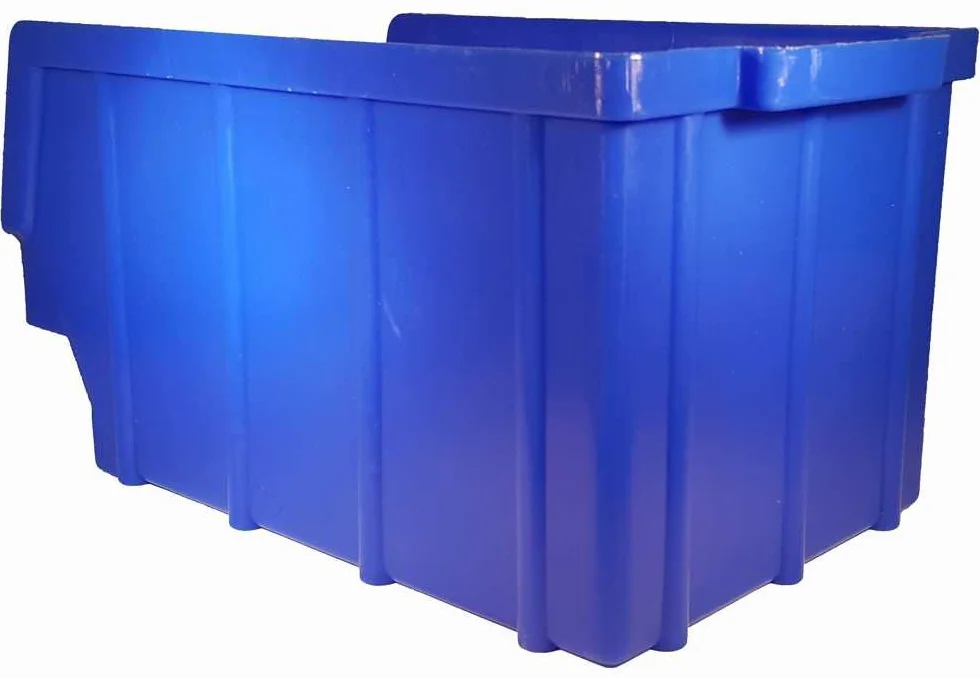 Scatole Impilabili in Plastica PP 26 Pezzi Taglia 3 145x248x127 mm Cassette