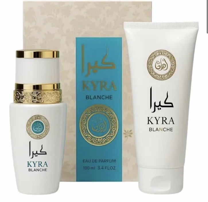 AlmaprofShop KYRA -ASAD set regalo Christmas BOX PROFUMO Edp 100ml + crema corpo 150ml kit promo ispirato YARA - YARA CANDY- Biancolatte - Eclaire ASAD (Blance - Eclaire biancolatte)