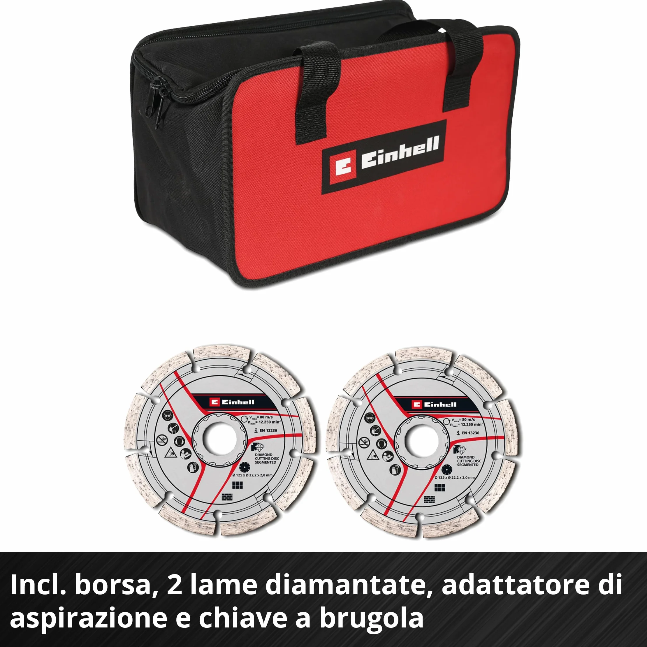 Einhell Professional TP-MA 36/30 Li BL-Solo Power X-Change Scanalatore 36 V 1500 W larghezza di taglio 30 mm profondità di taglio 30 mm