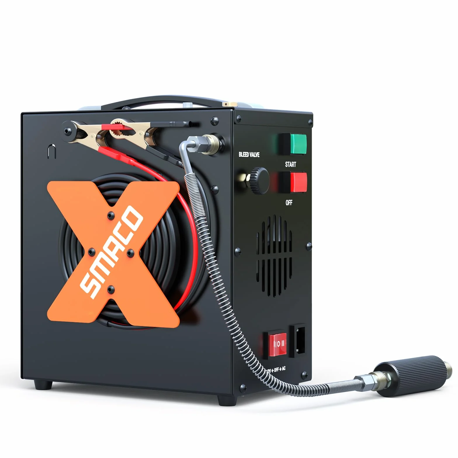 SMACO Compressore d'aria PCP 4500Psi 30Mpa 300 Bar Portatile 12V DC 220V AC