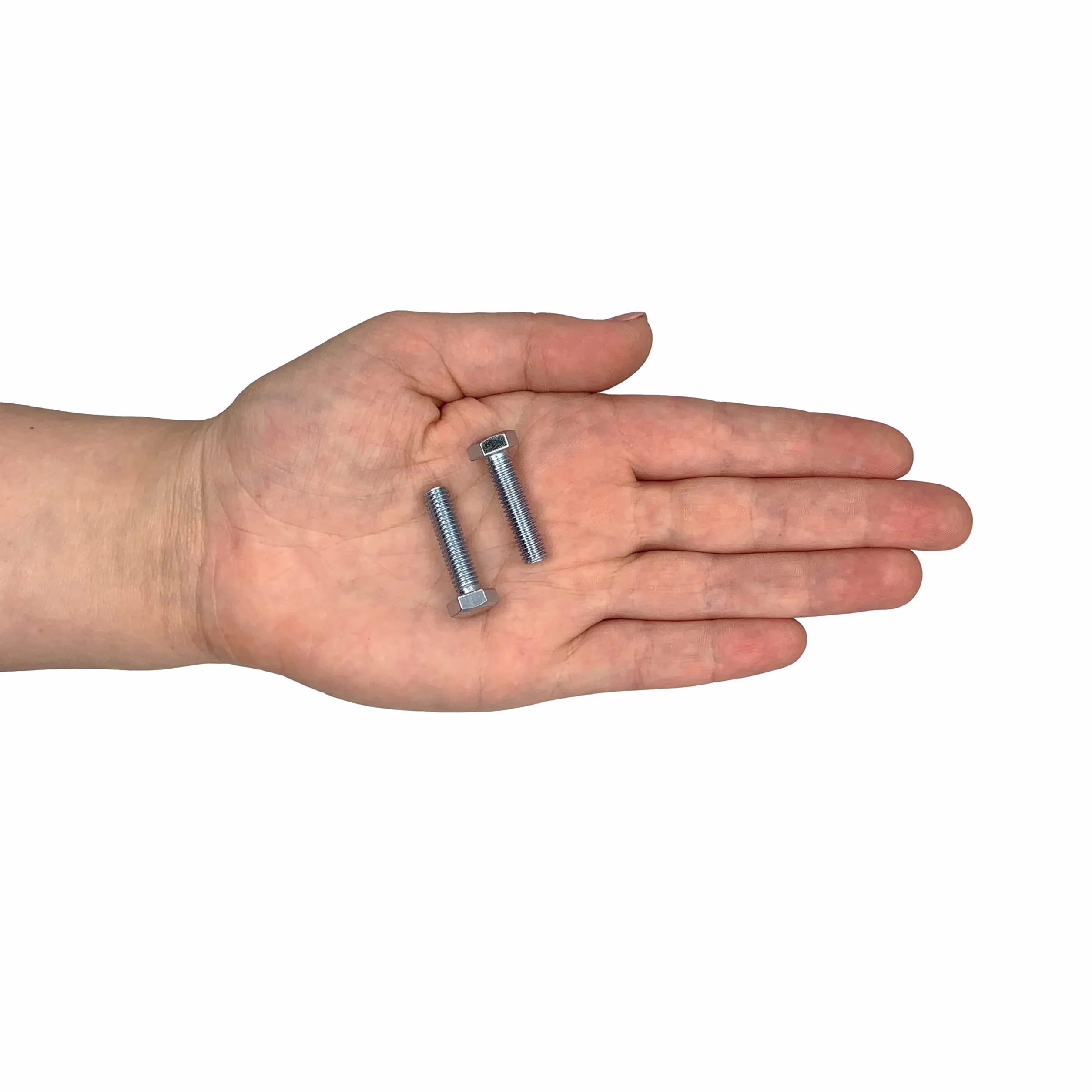 Bulloni esagonali DIN 933 M6 x 25 mm acciaio zincato grado 8,8 confezione da 50