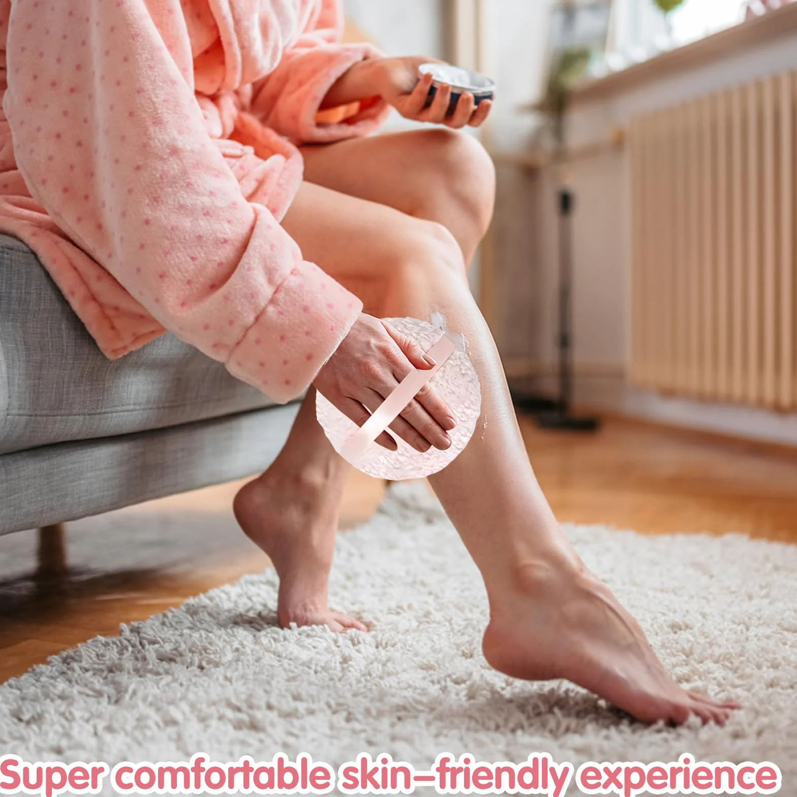 Grande Extra Soft Powder Puff con Contenitore di Polvere, Applicatore per il Corpo