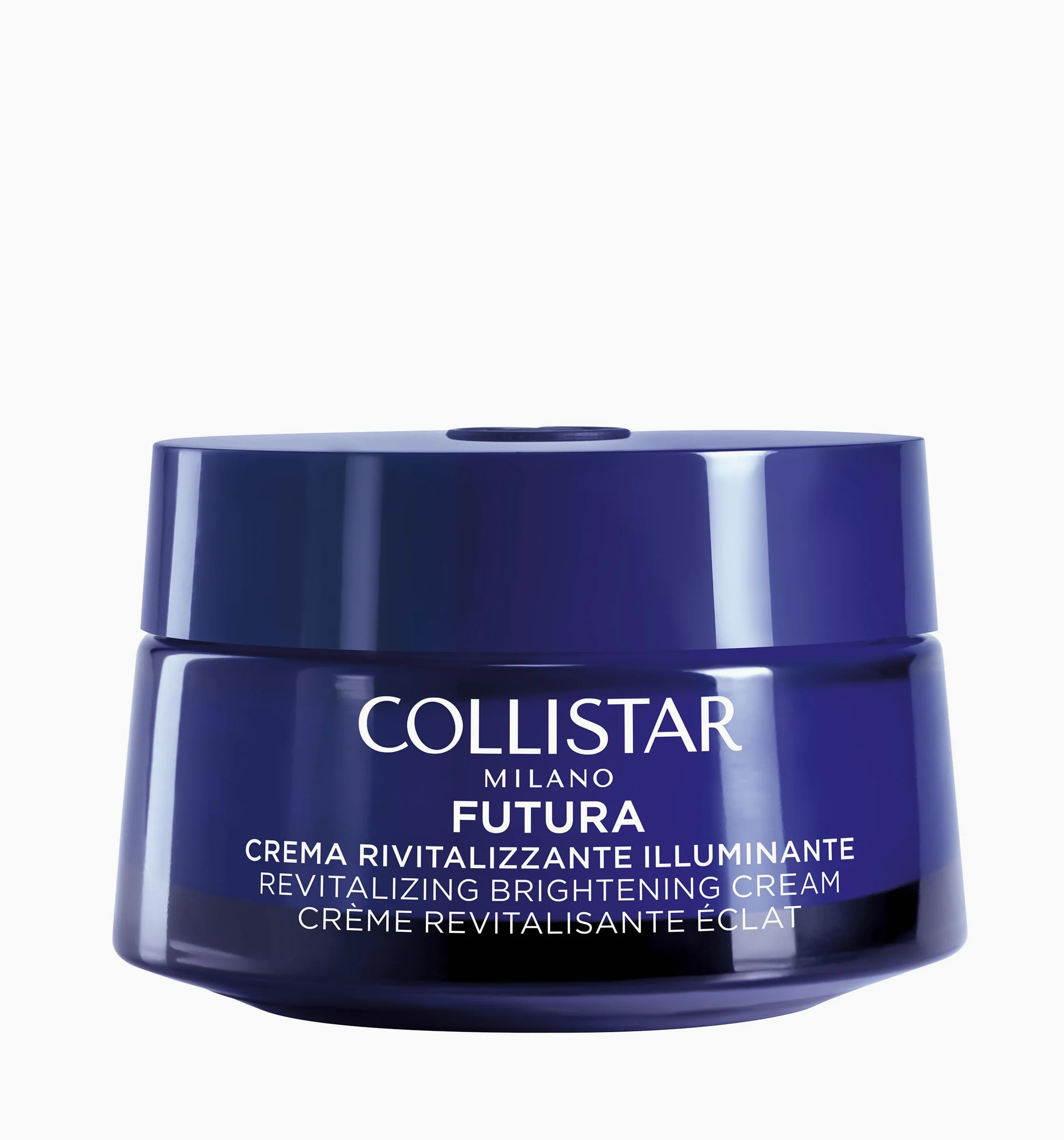 Collistar Futura Crema Viso Rivitalizzante Illuminante, Crema Giorno Nutriente, Anti-Età, Senza Siliconi, Texture Ricca, Pelle Luminosa e Giovane, con Cisto Rosso e Peptidi Vegetali, 50 ml