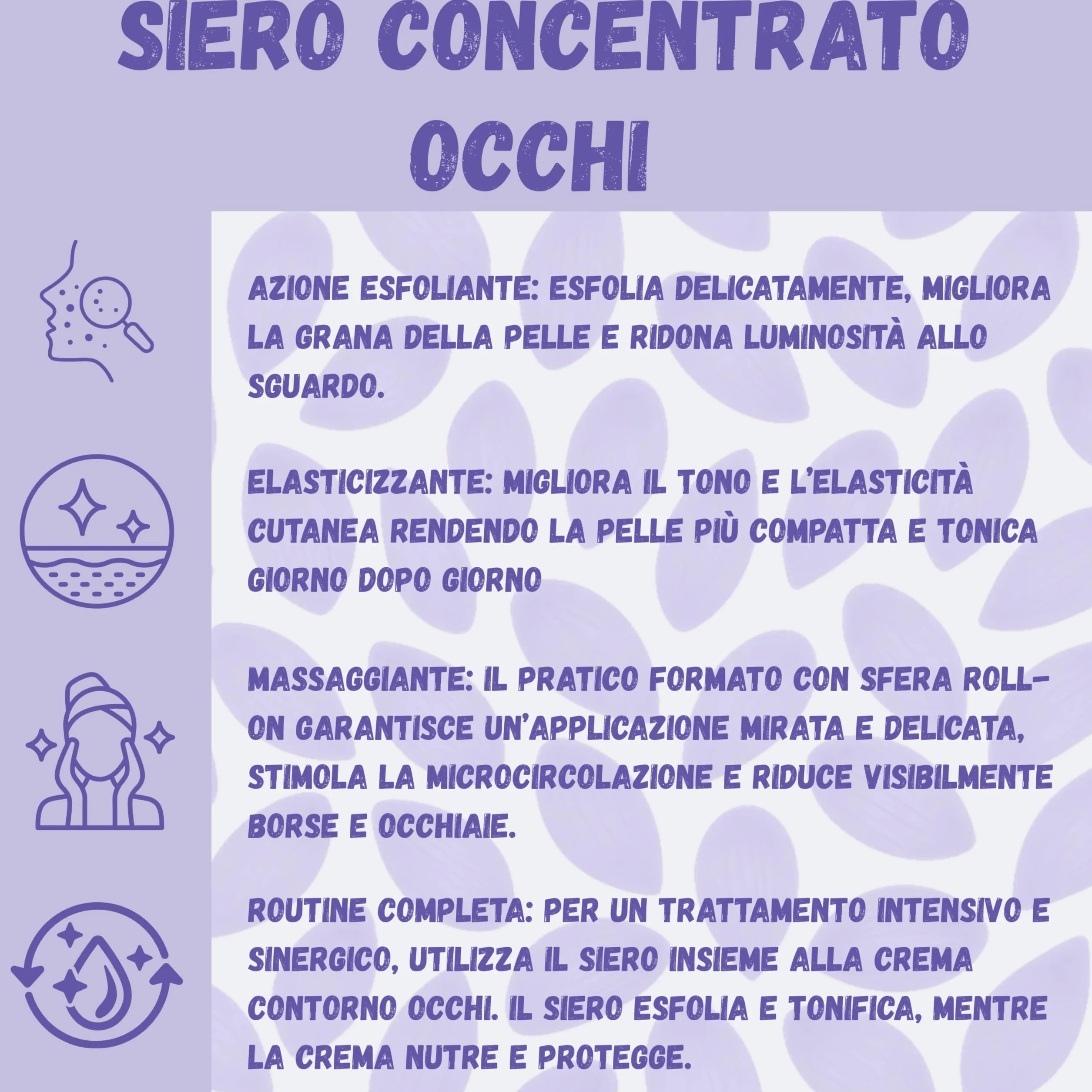 Contorno Occhi Antirughe | Siero Concentrato con Bava di Lumaca e Acido Ialuronico | Roll-On ad Azione Esfoliante, Elasticizzante e Anti-Borse | Formula Bio Naturale | 10ml Made in italy