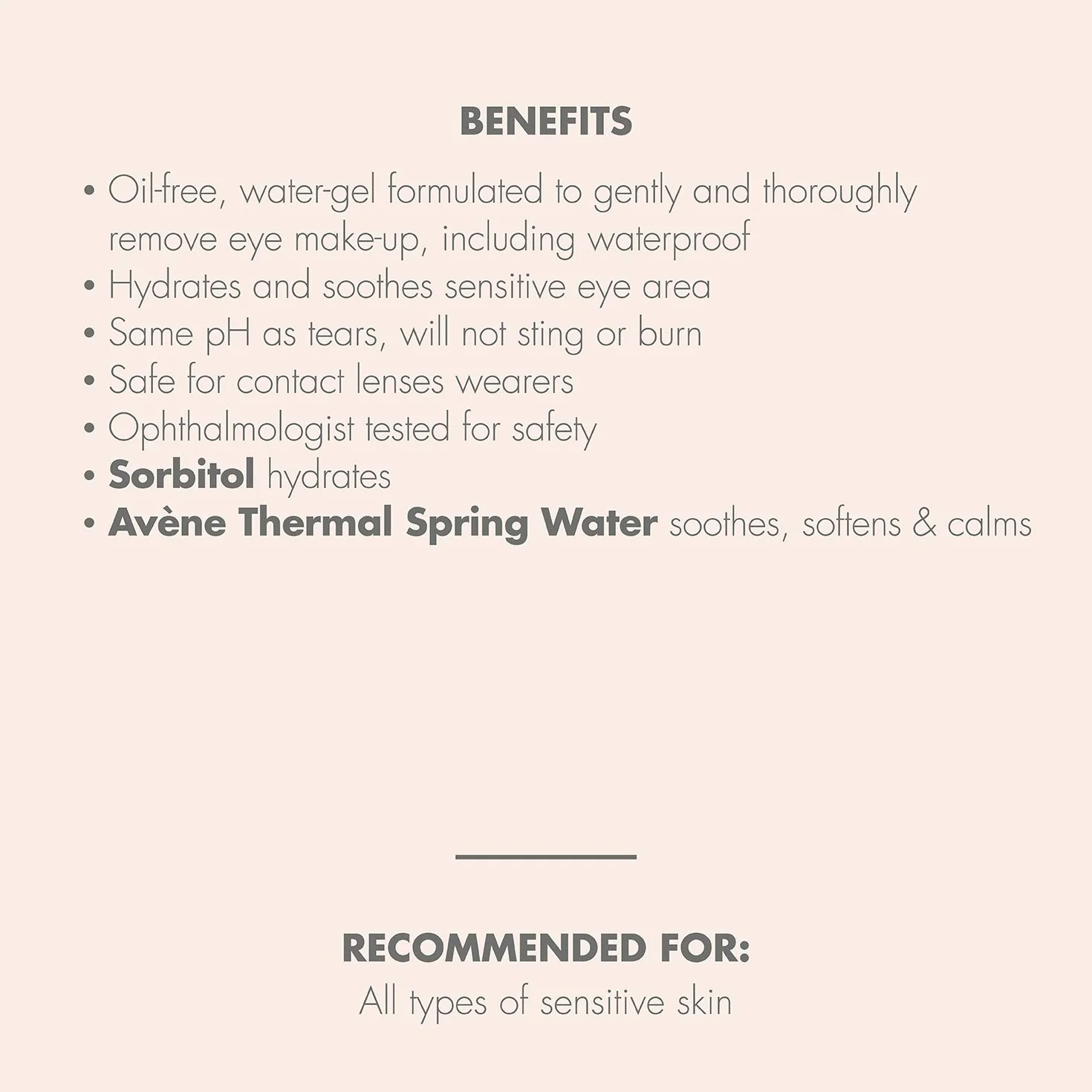 Avene Milder Augen-Make-up Entferner, 125 ml Gel
