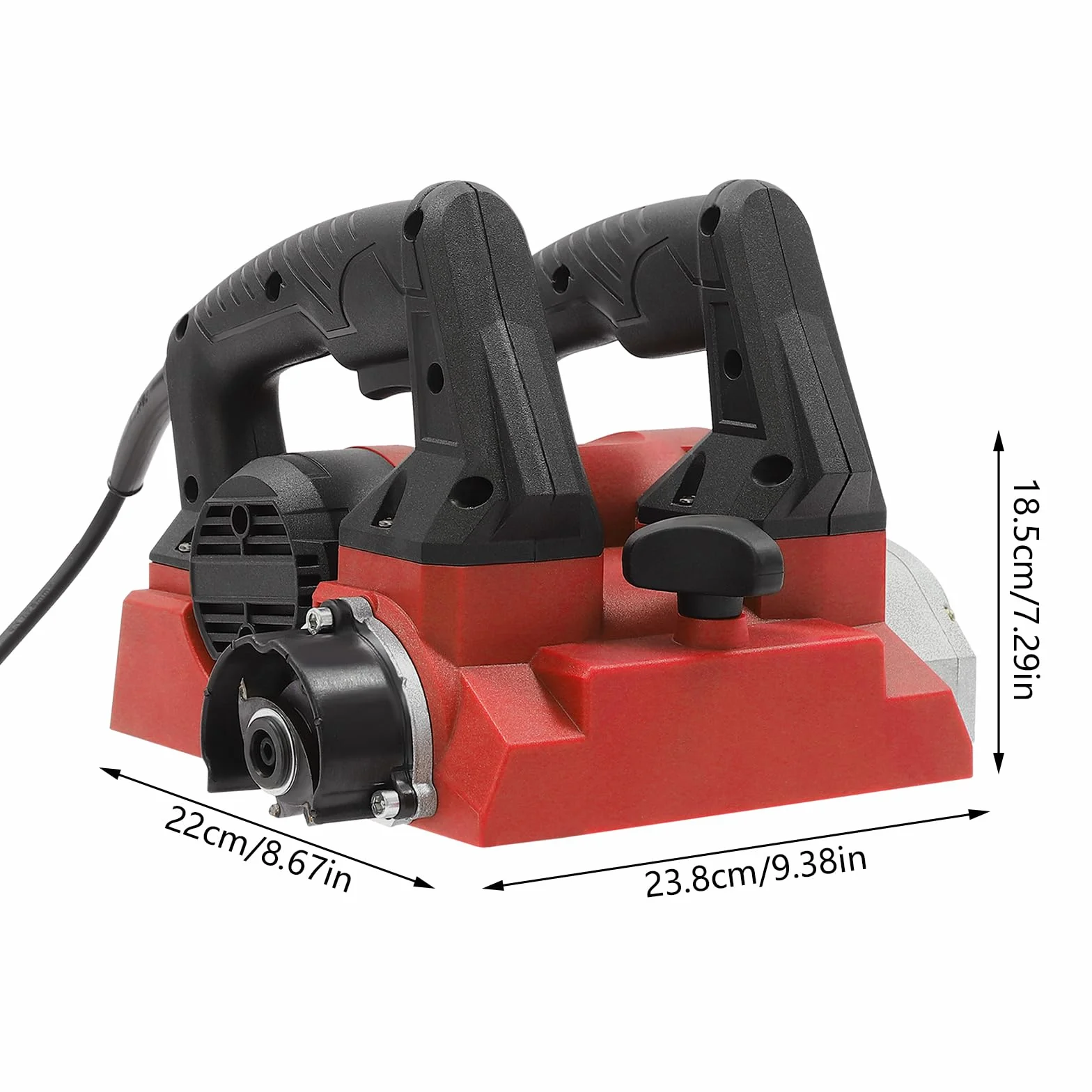 Smerigliatrice per Calcestruzzo 1300 W 4000 giri/min Piallatrice Elettrica da Parete Profondità Regolabile