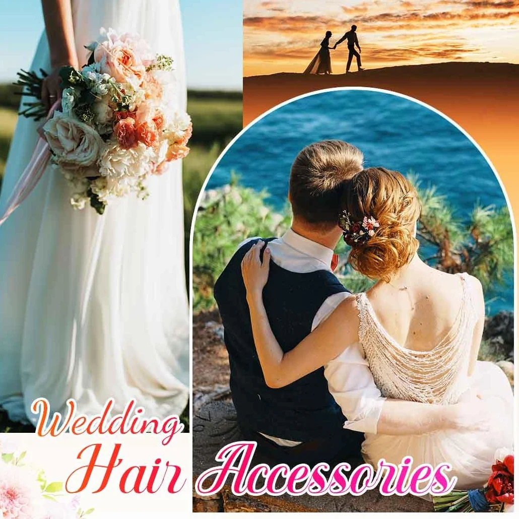 Pettine per capelli da sposa con perle argentate, accessorio per capelli da sposa per donne e ragazze