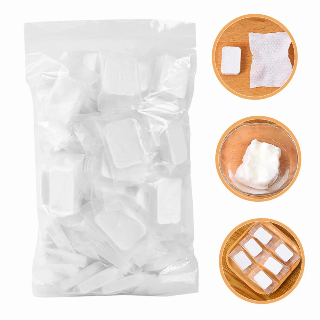 PACKOVE Pannolini Struccanti Viso Spessi Testurizzazione per Eliminazione Grasso Extra, 50 Pezzi, Non Tessuto per Donne e Ragazze
