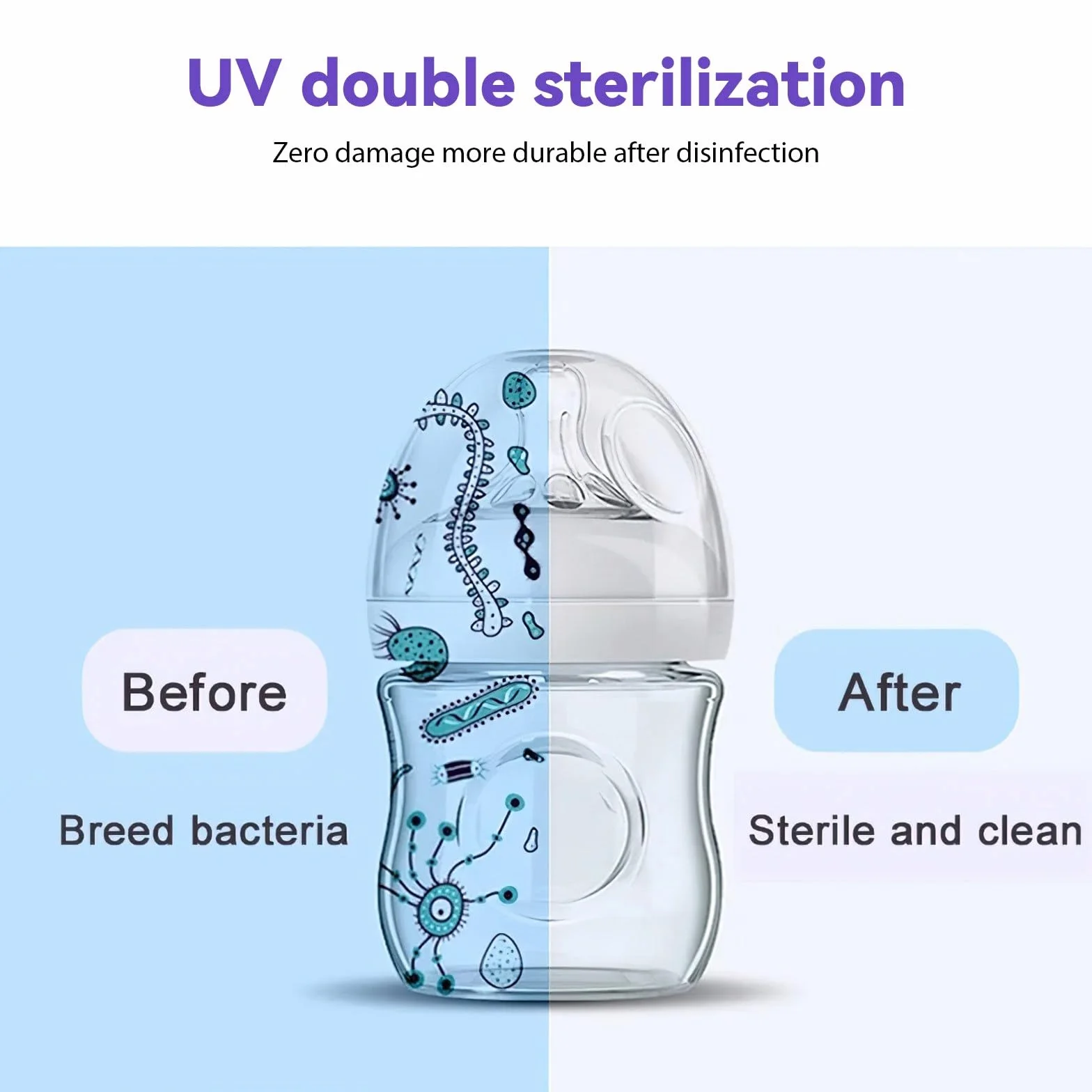 Armadio di disinfezione UV,Macchina sterilizzatore UV,Sterilizzatore UV LED altamente efficace con timer,Professionale Nail Tools Sterilizzatore per il salone,Odontoiatria,Manicure (Bianco)
