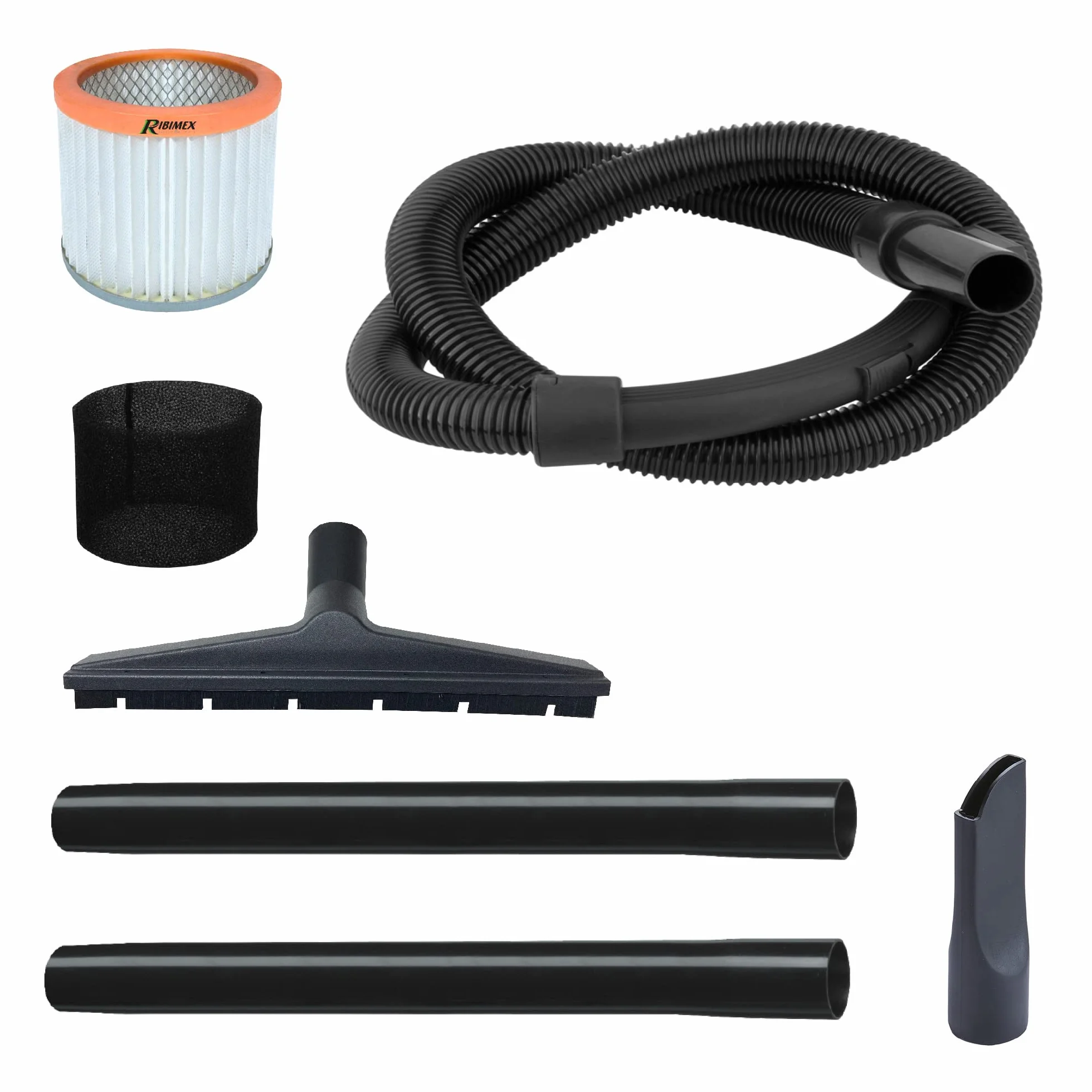 Ribimex Aspiratore per Solidi e Liquidi Aspirix 20 L 1200 W Filtro HEPA Lavabile Soffiante PRASP20IT
