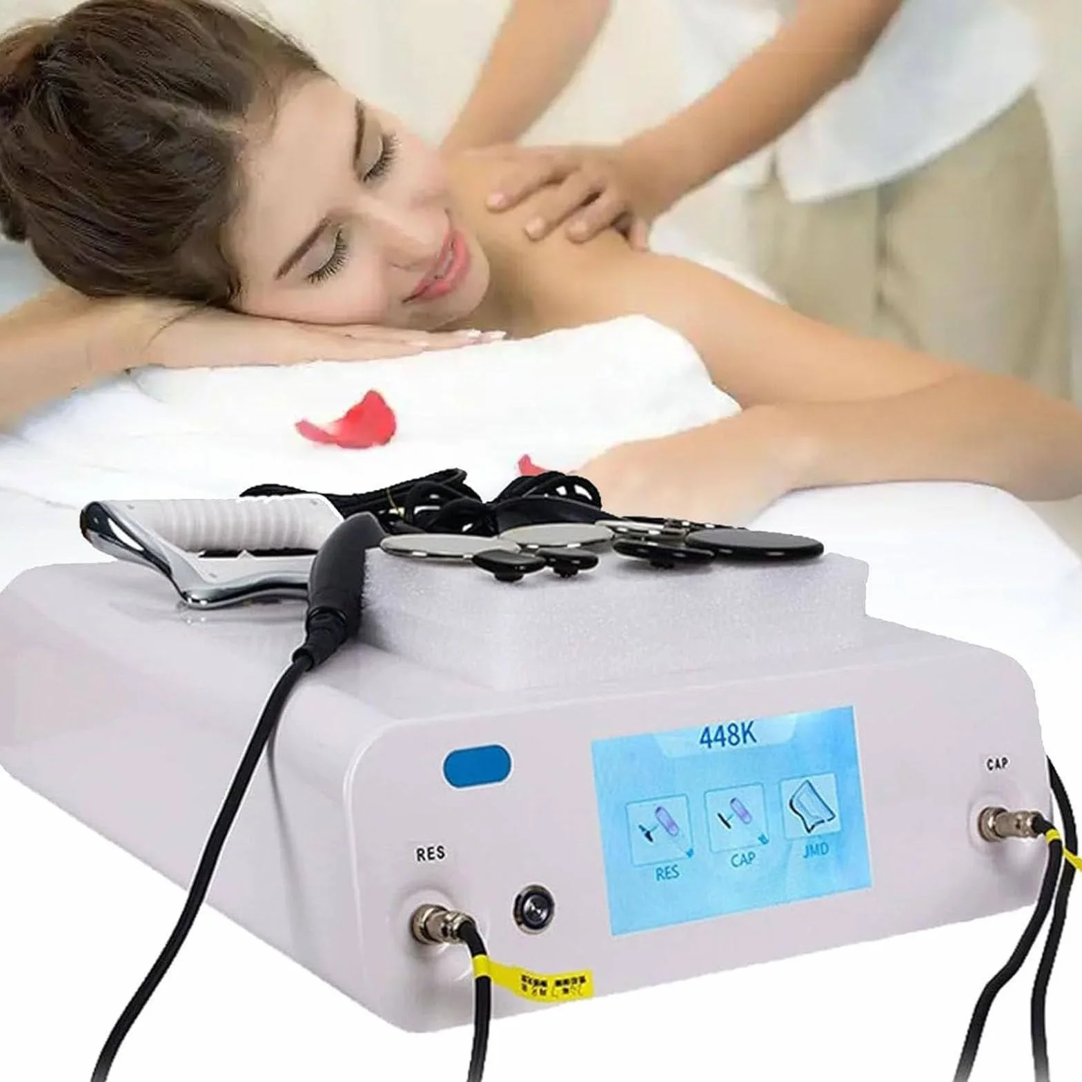 PixCy Apparecchio Terapia Fisica Tecar,3 in 1 Cet/Ret/RF,Apparecchio Rimozione Grasso Corporeo,Dimagrante Corpo Diatermia Macchina,per Alleviare Dolore Muscolare,Ridurre Cellulite in profondità