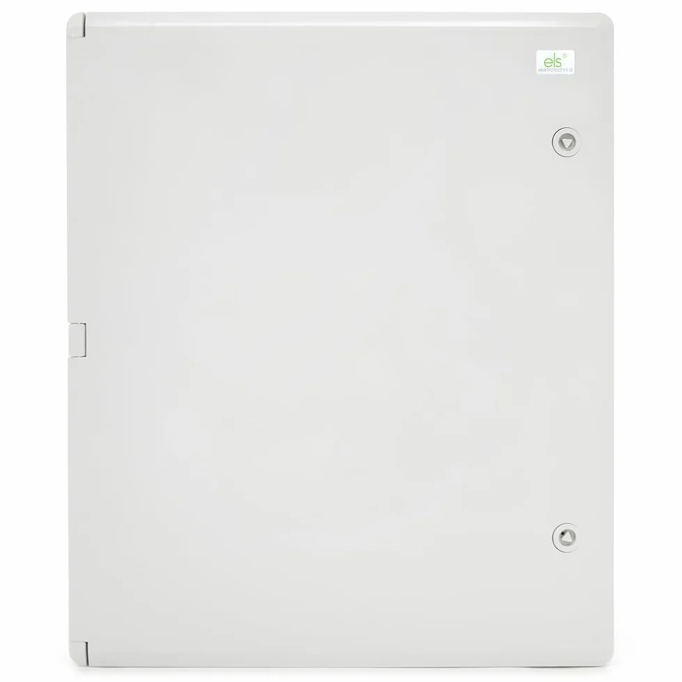 ELS Elektrotechnika Armadietto per quadro elettrico IP65 piastra di montaggio zincata porta con guarnizione perimetrale a parete vuoto