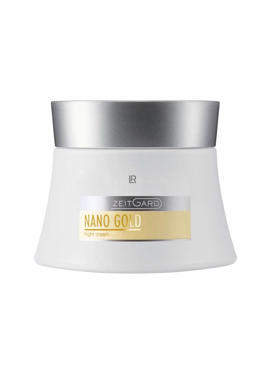 LR ZEITGARD Nanogold & seta crema da notte