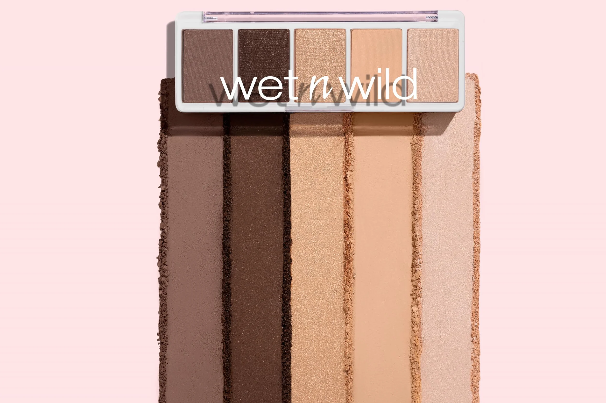 Wet n Wild, Color Icon 5-Pan Palette, Palette di Ombretti, 5 Colori Riccamente Pigmentati per il Trucco di Tutti i Giorni, Formula a Lunga Durata e Facile da Sfumare, Gold Whip