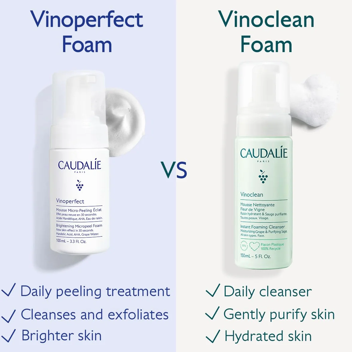 Caudalie VinoSchiuma perfetta Micropeeling Luminosità