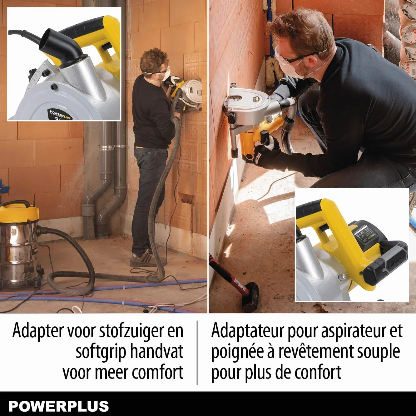 Fresa da muro 1800 W lama diamante 150 mm POWX0650
