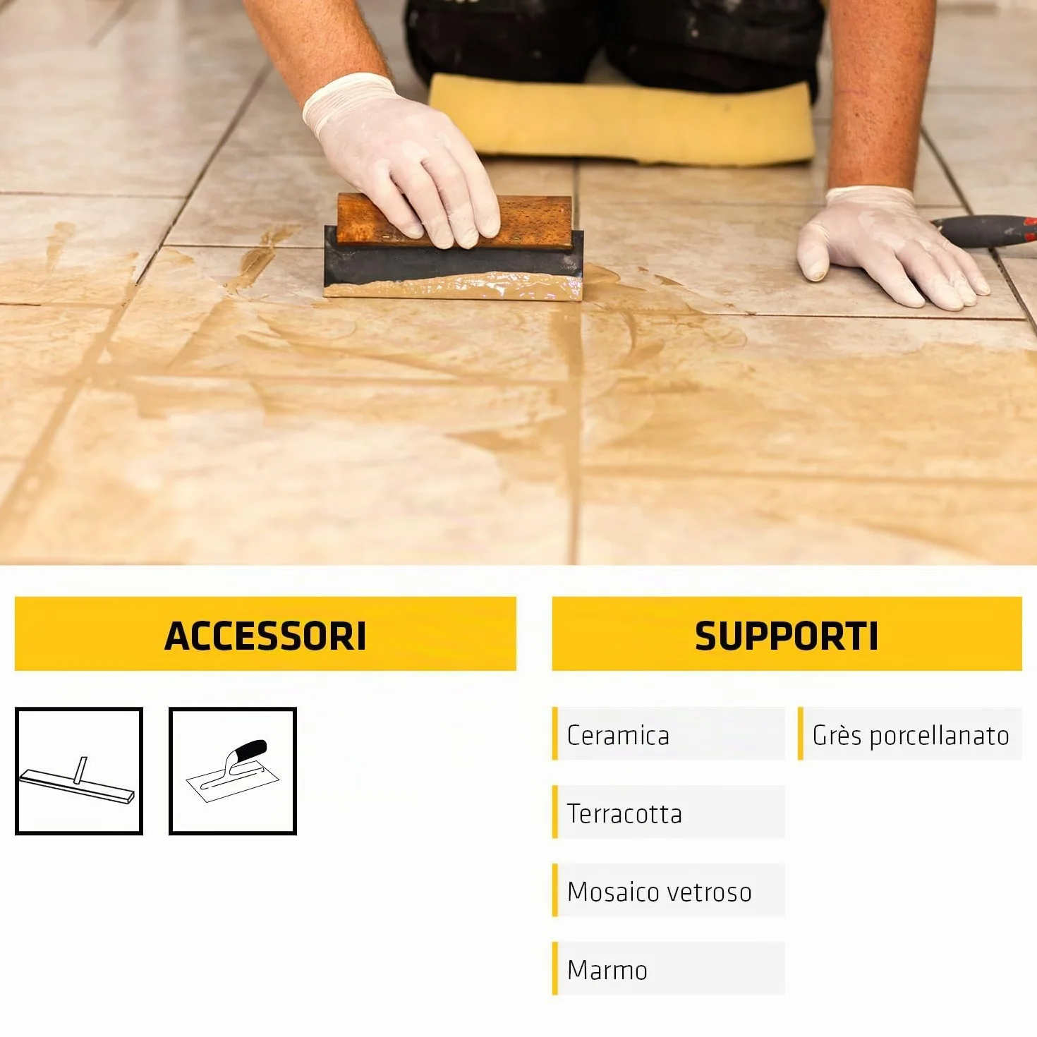 Sika SikaCeram CleanGrout Stucco per fughe Bianco 5kg