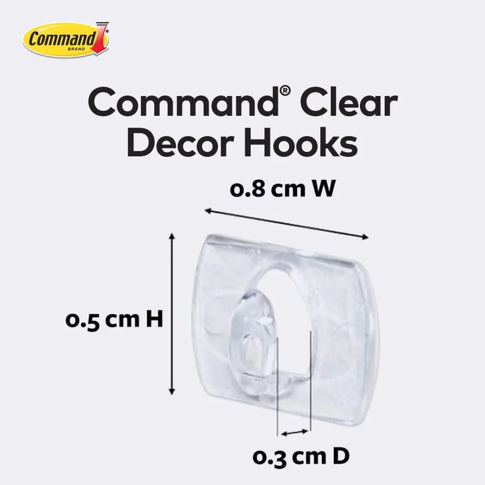 3M Command Molette Decorative con Strisce Chiare