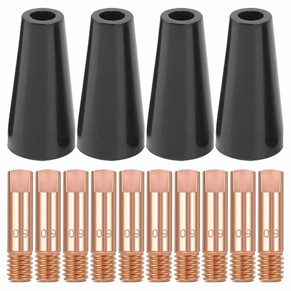 Kit punte ugelli saldatura MIG 0,9 mm 15AK MB15 rame 14 pezzi