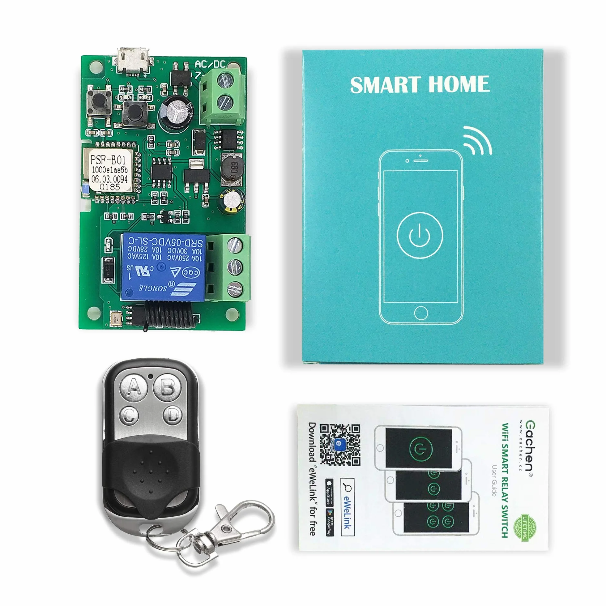 Ewelink App telecomando Relè interruttore wireless WiFi 433RF per porte da garage intelligenti
