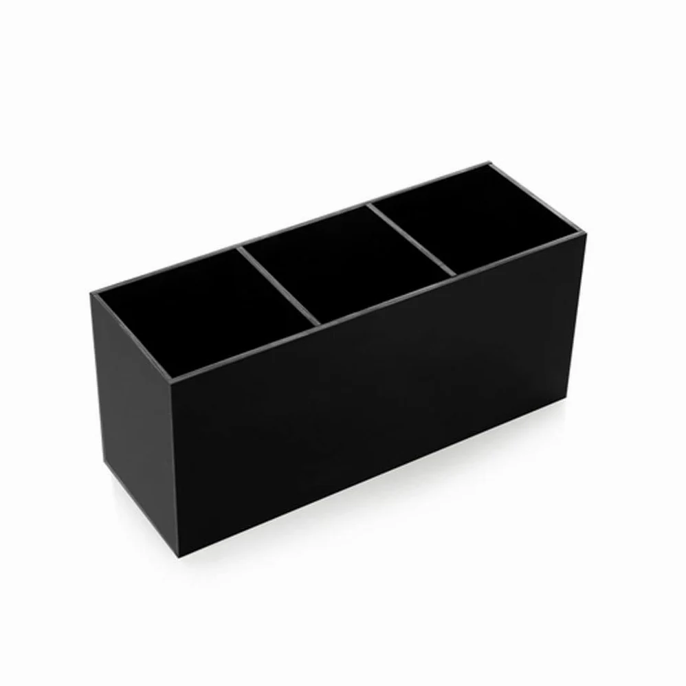 Secchio portaoggetti per pennelli da Trucco Scatola portaoggetti per Trucco Porta Rossetto Scatola portaoggetti per Gioielli da scrivania Antipolvere (D Talla ?nica)