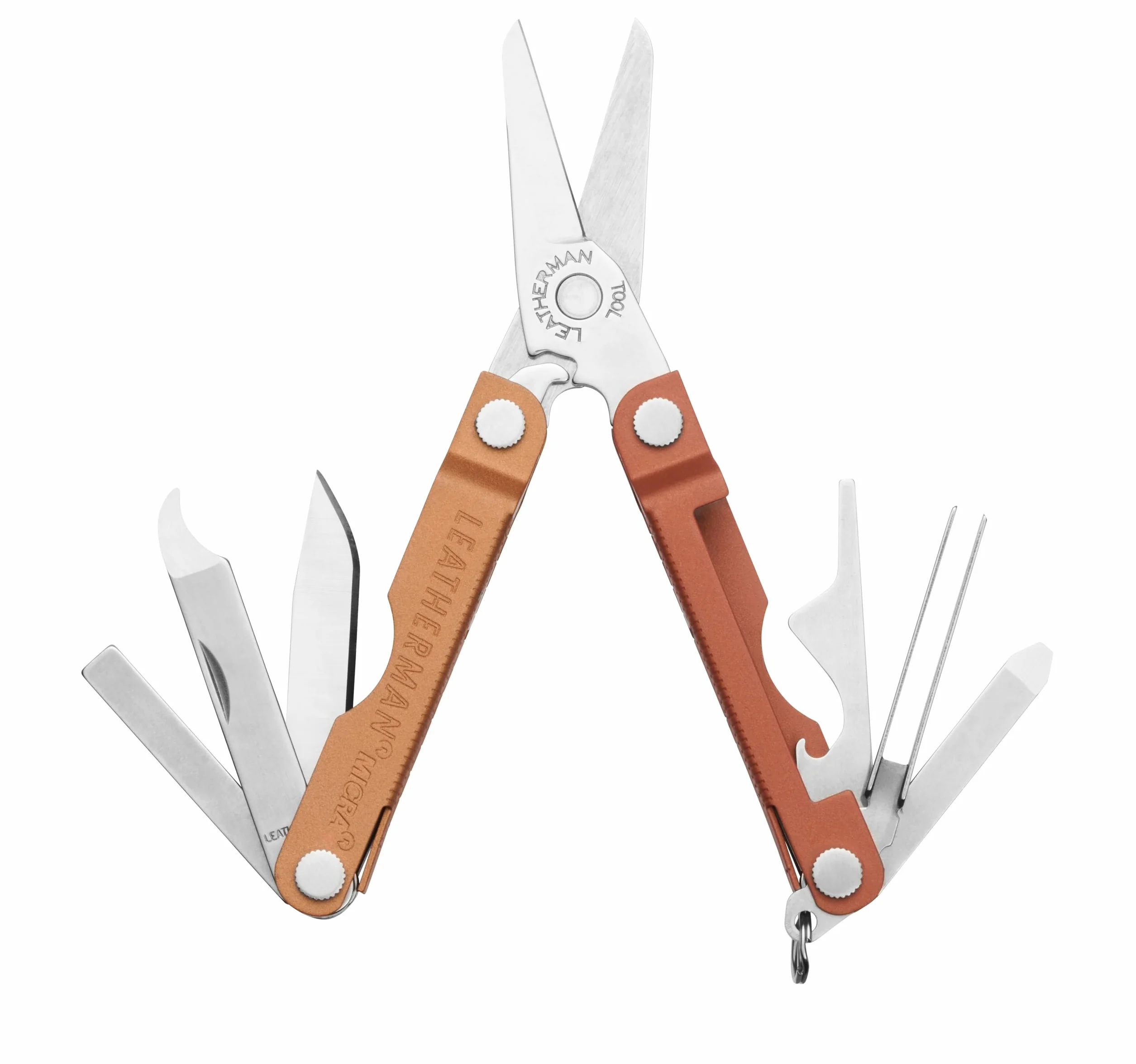 Leatherman Micra Multiutensile Portachiavi Acciaio Inossidabile Forbici Scatto 9 Utensili