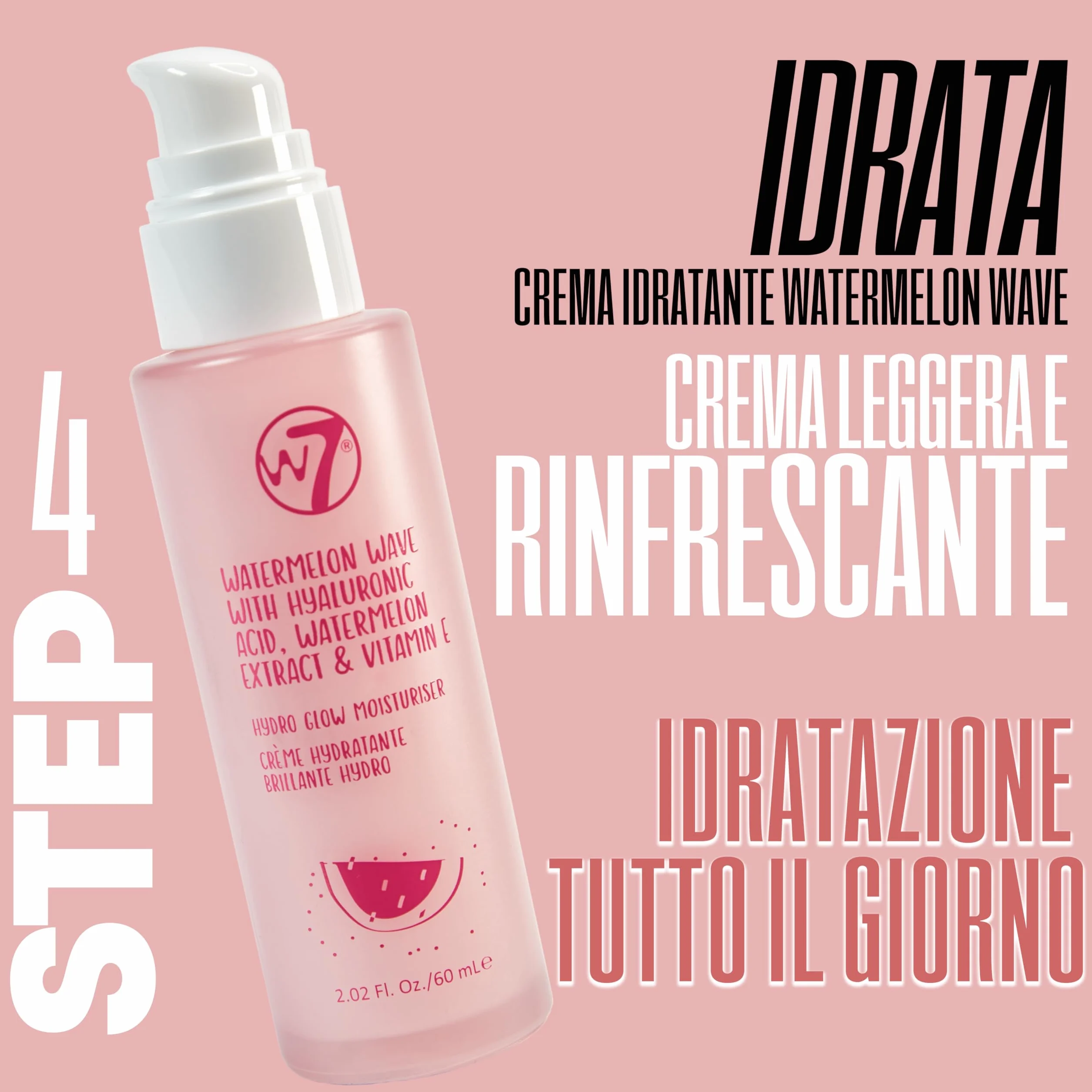 W7 Confezione regalo cosmetici viso fai da te - Crema idratante, siero, tonico, detergente e maschera labbra - Kit skincare fai da te per una pelle bella e naturale.
