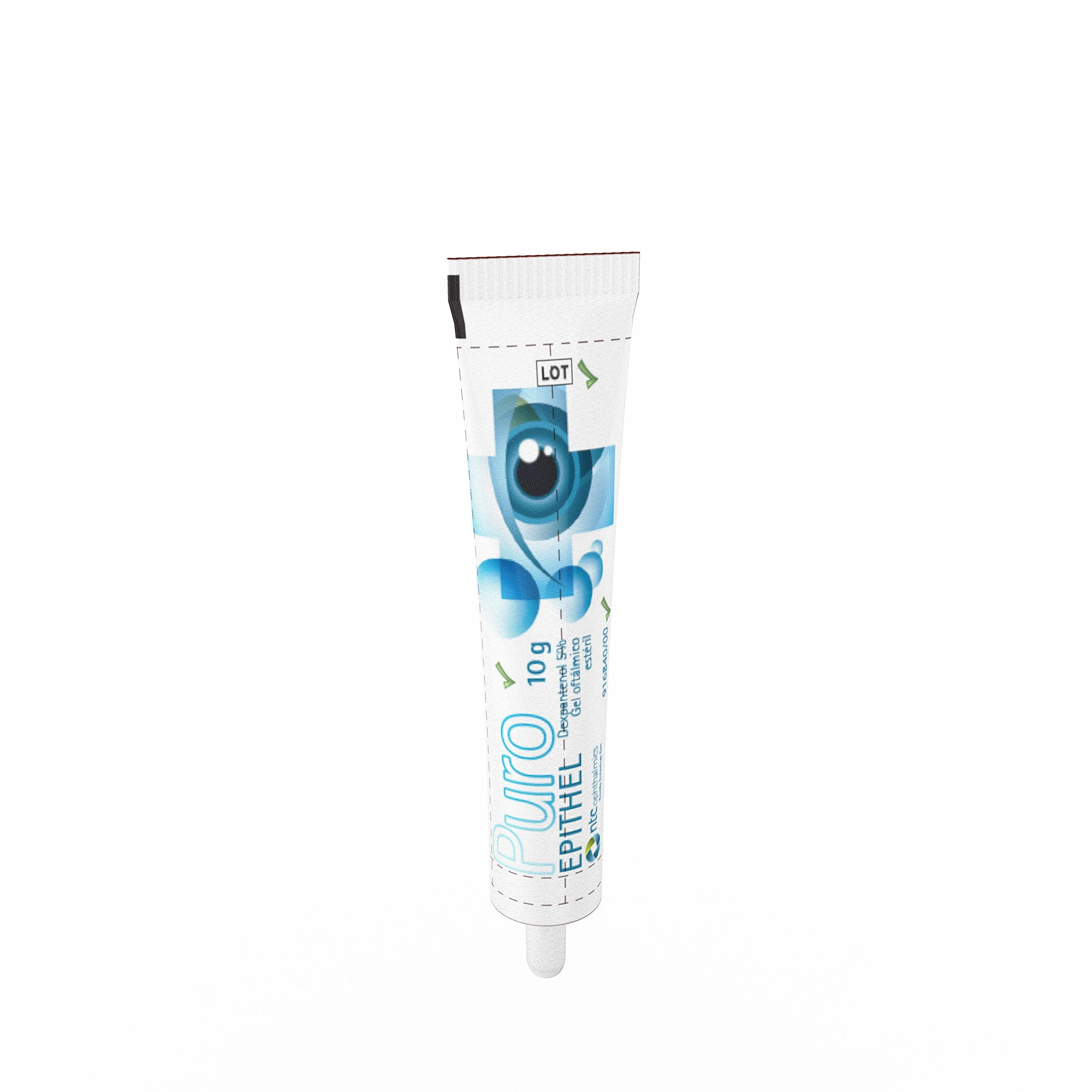Pure EPITHEL Gel oftalmico da 10 g | Dexpantenolo + carbomer | Idratazione oculare contro occhi secchi e secchezza degli occhi