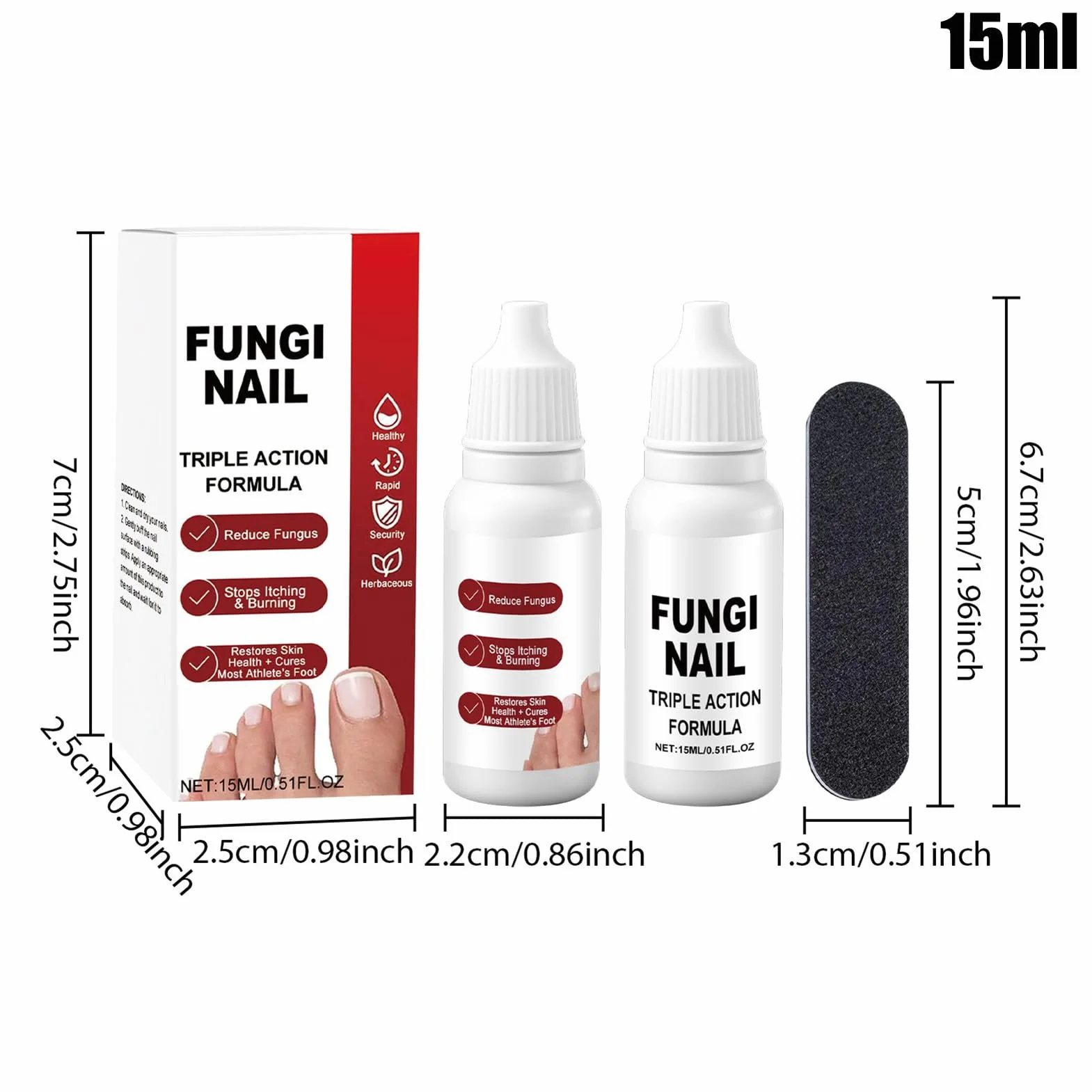 Liquido Per La Cura Delle Unghie | 15ml Idratante Rinforzante E Riparatore Profondo Unghie Piedi - Soluzione Per La Salute Delle Dei Piedi | Per Adulti Famiglia Amici Mamma Papà Nonna