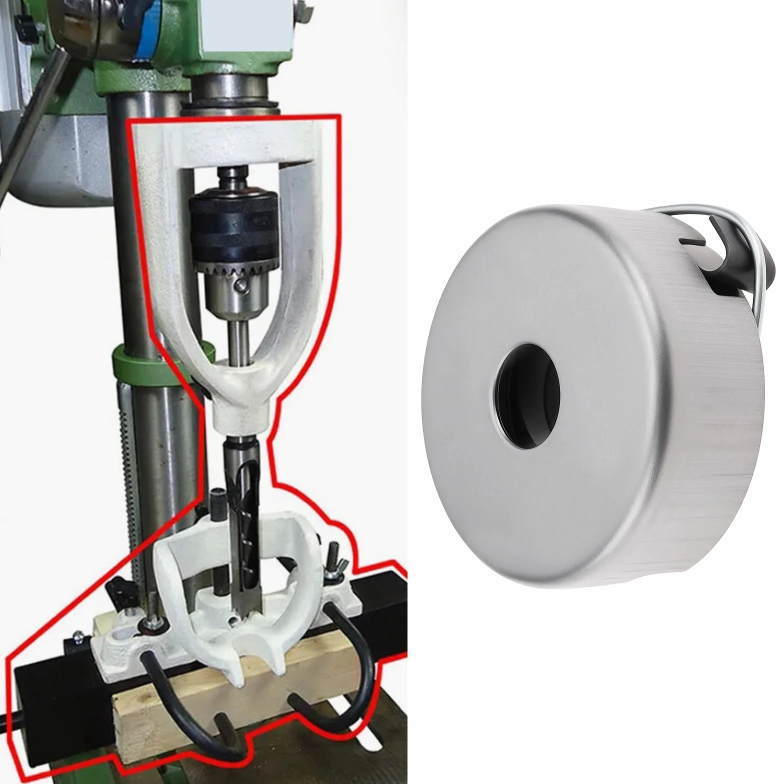 Molla di ritorno del trapano a spirale 52 mm con coperchio a molla