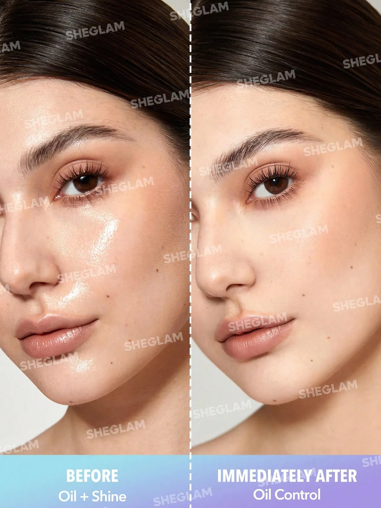 SHEGLAM Spray di fissaggio Lockd In effetto opacizzante, ad asciugatura rapida, a lunga durata, controllo dell'olio, non grassa