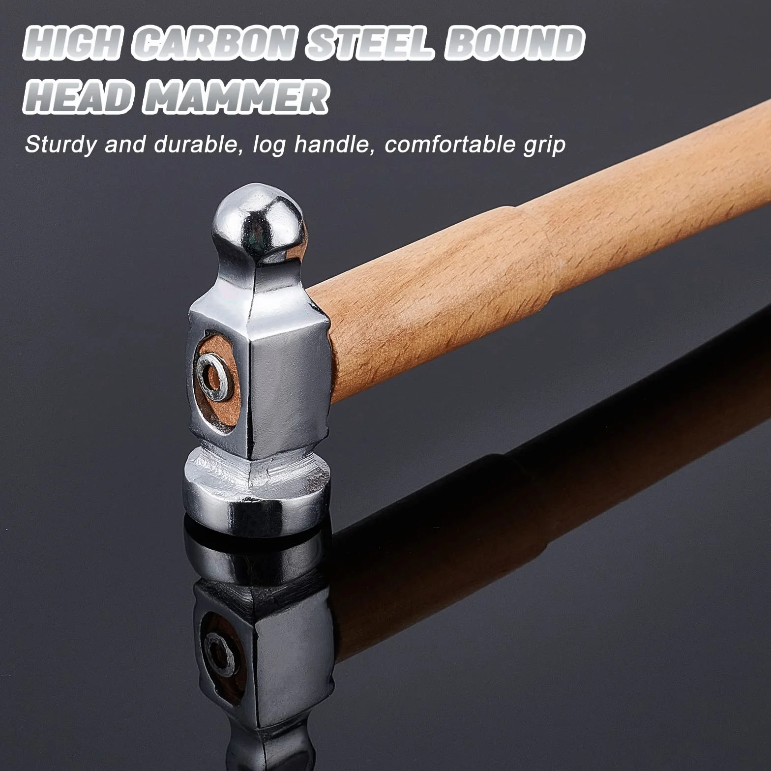 BENECREAT 85G Martello a percussione in Acciaio al Carbonio 25x5,7 cm