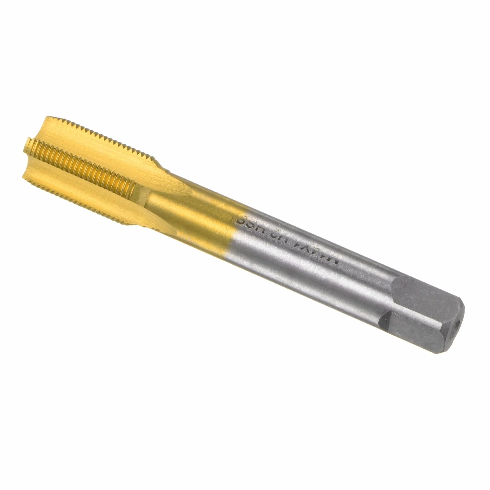 QUARKZMAN Maschio per Fresatura M14 x 1 H2 Rivestimento Titanio Acciaio ad Alta Velocità 4 Scanalature