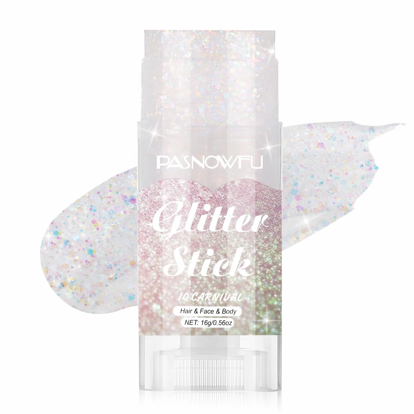 Carnival Body Glitter Stick, Face Glitter for Women and Girls, Festival Accessories Hair Tinsel Stick for Mardi Gras Party Makeup Concert Outfits, Stage Performance Cosplay Celebration Events