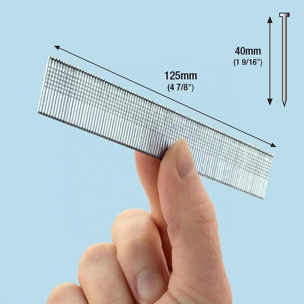 Tacwise 0400 Chiodi Brad Galvanizzati Tipo 18G 40 mm, 5000 szt.