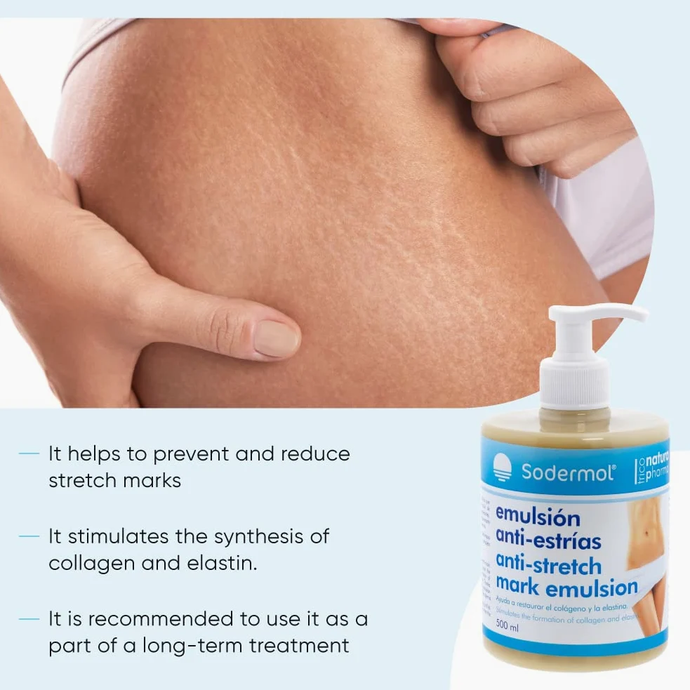Crema smagliature gravidanza | 500ml | Crema antismagliature corpo, previene smagliature e cicatrici. Antismagliature gravidanza crema per cicatrici. Crema rassodante corpo 500ml crema smagliature