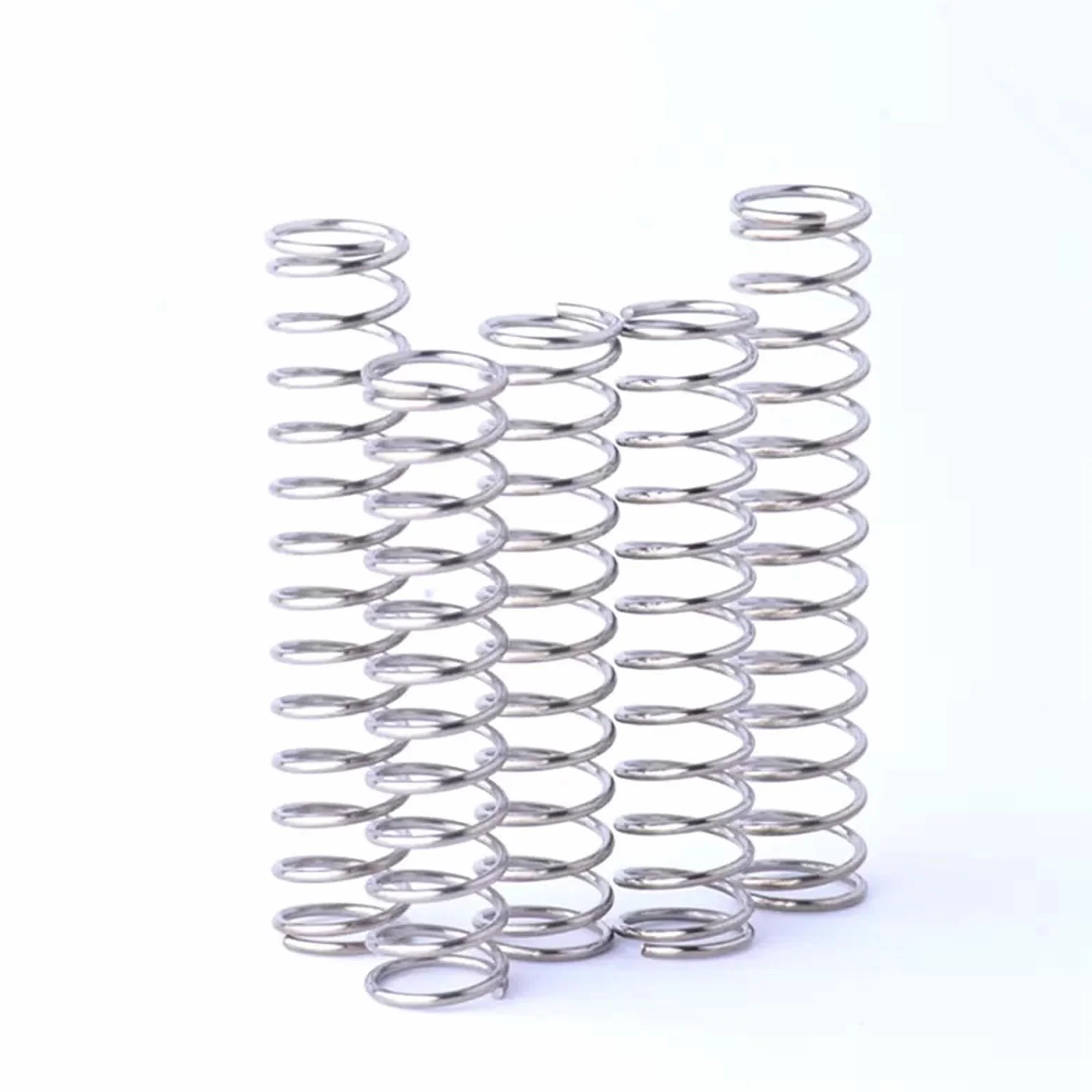 Molla Compressione Acciaio inossidabile 7mm OD 0.7mm Filo Diametro 25mm Lunghezza 10 Pezzi