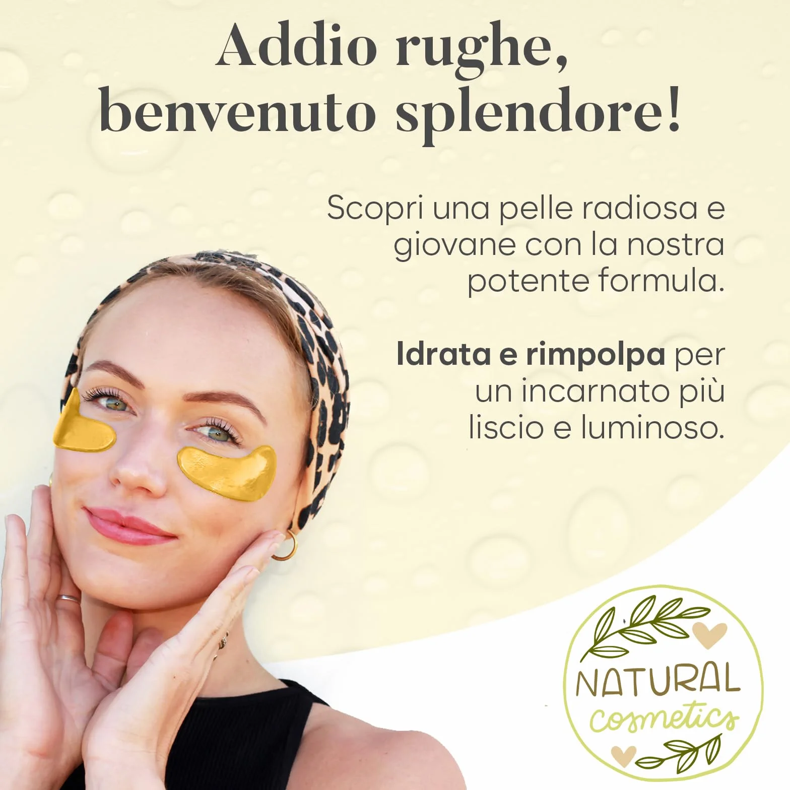 AURAE Patch Occhi (30 paia, mix varietà) – Patch Occhiaie e Borse con Niacinamide + Acido Ialuronico, Effetto Rinfrescante, Idratazione Intensa, Ideali Mattina/Notte