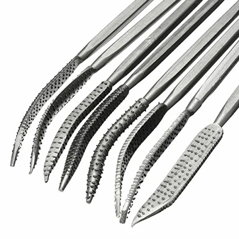 EsportsMJJ 8Pcs 190Mm Raspa File Legno Doppia Finito Grossolana