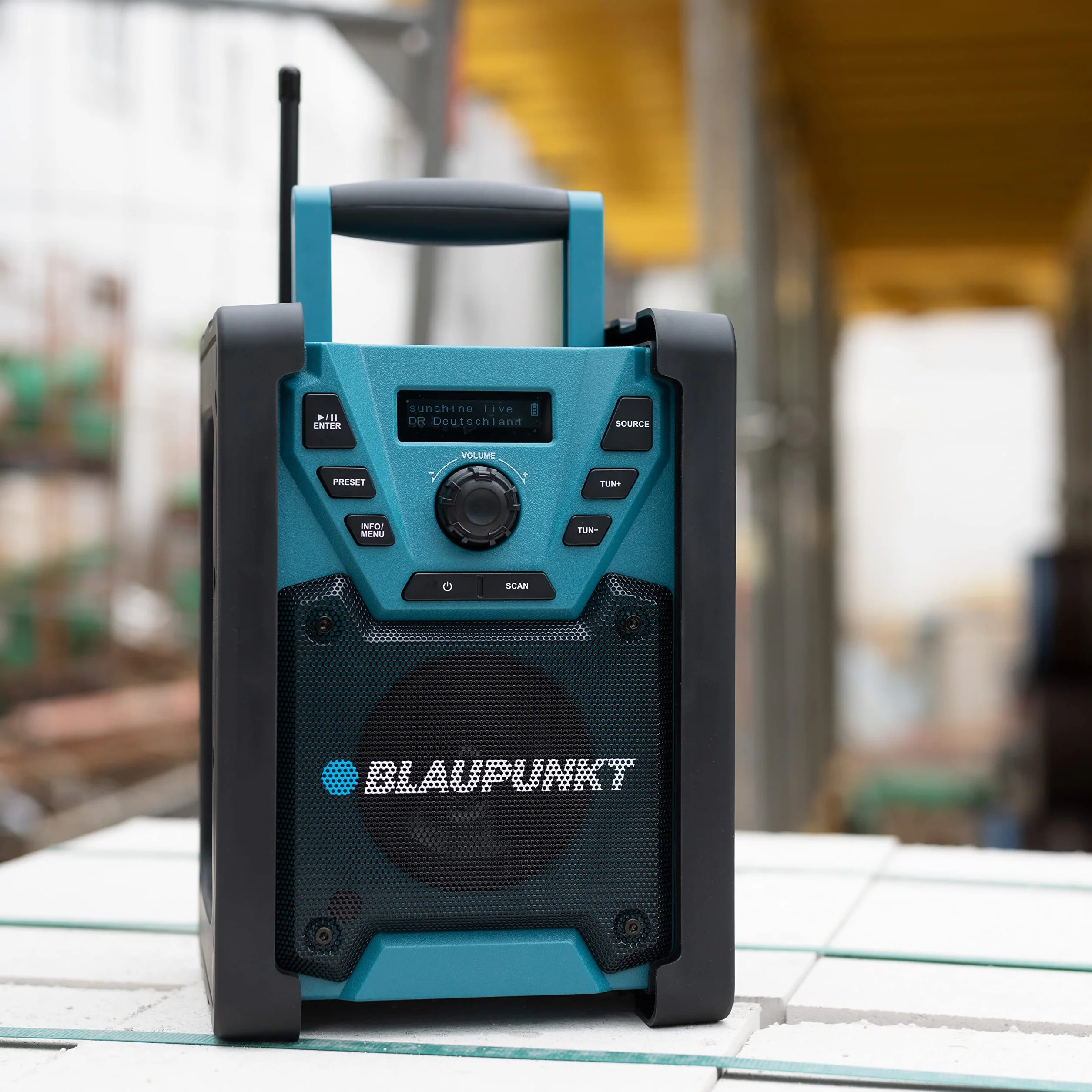 Blaupunkt BSR 200 Radio da cantiere portatile Bluetooth IPX5 5W AUX-IN