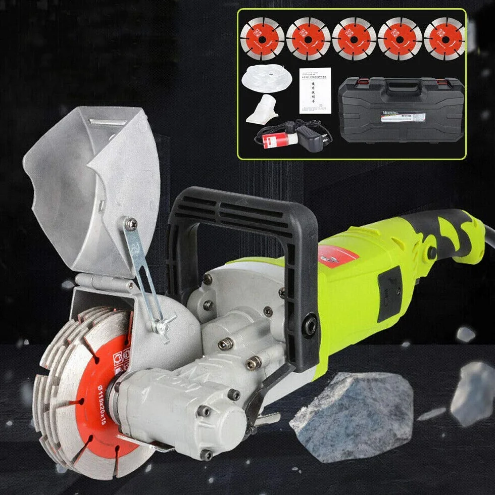 SHZICMY Scanalatrice da parete elettrica 4000 W 7500 giri/min per marmo granito calcestruzzo