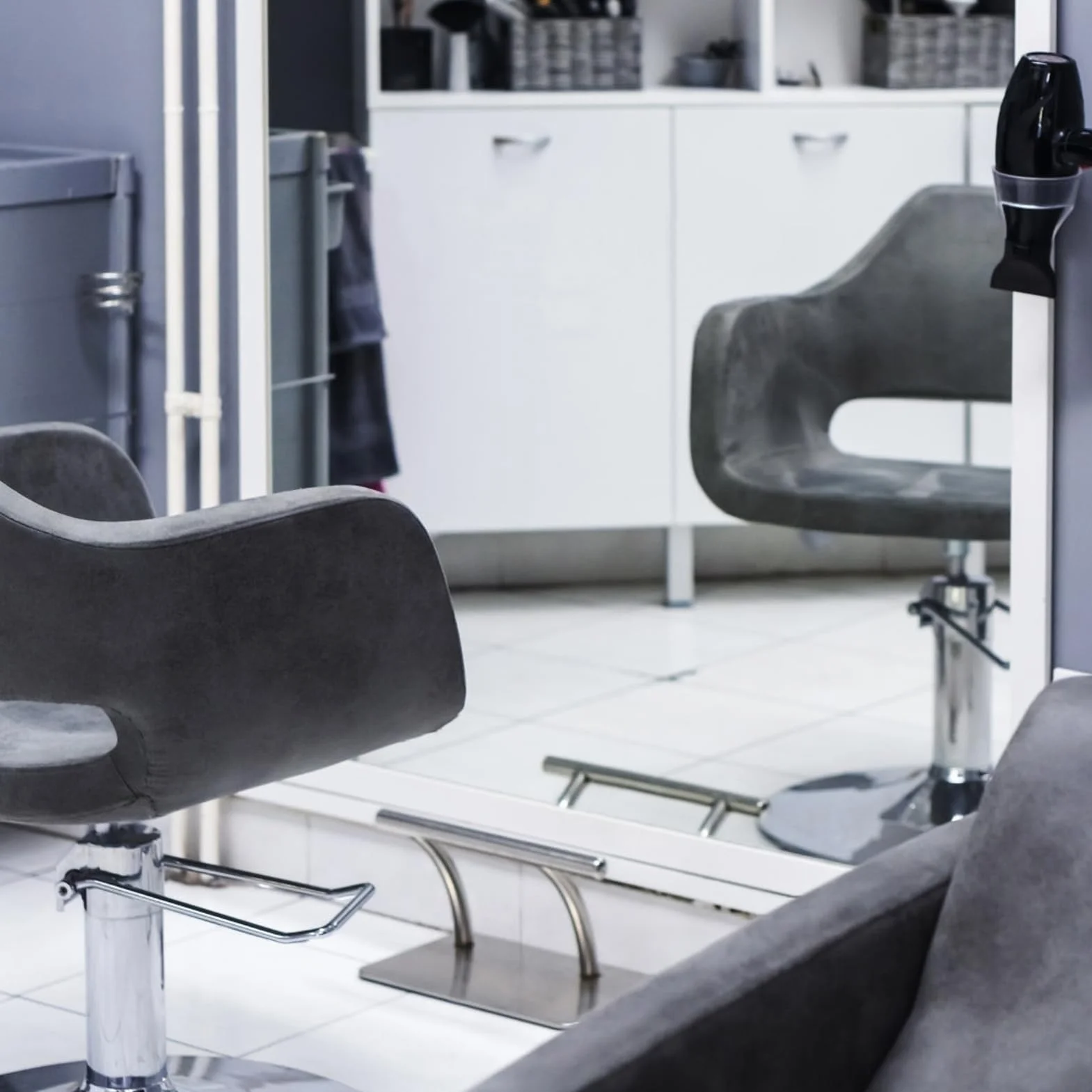 Greensen Poggiapiedi Parrucchiere, Poggiapiedi Professionale in Acciaio Inox, Antiscivolo Supporto per Piedi per Salone di Bellezza, Parrucchiere, Barbiere