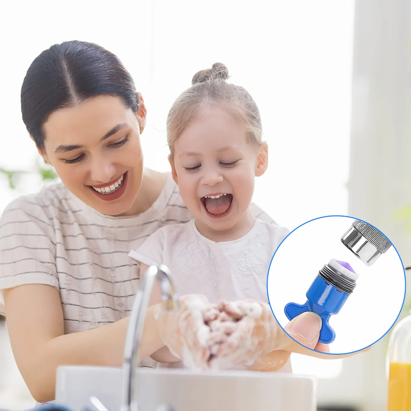 Aeratore Rubinetto M16 Filettatura, Rompigetto Rubinetto, Filtri Rubinetti Lavandino con 2 Chiavi, Filtro Rubinetto Acqua per Cucina Bagno