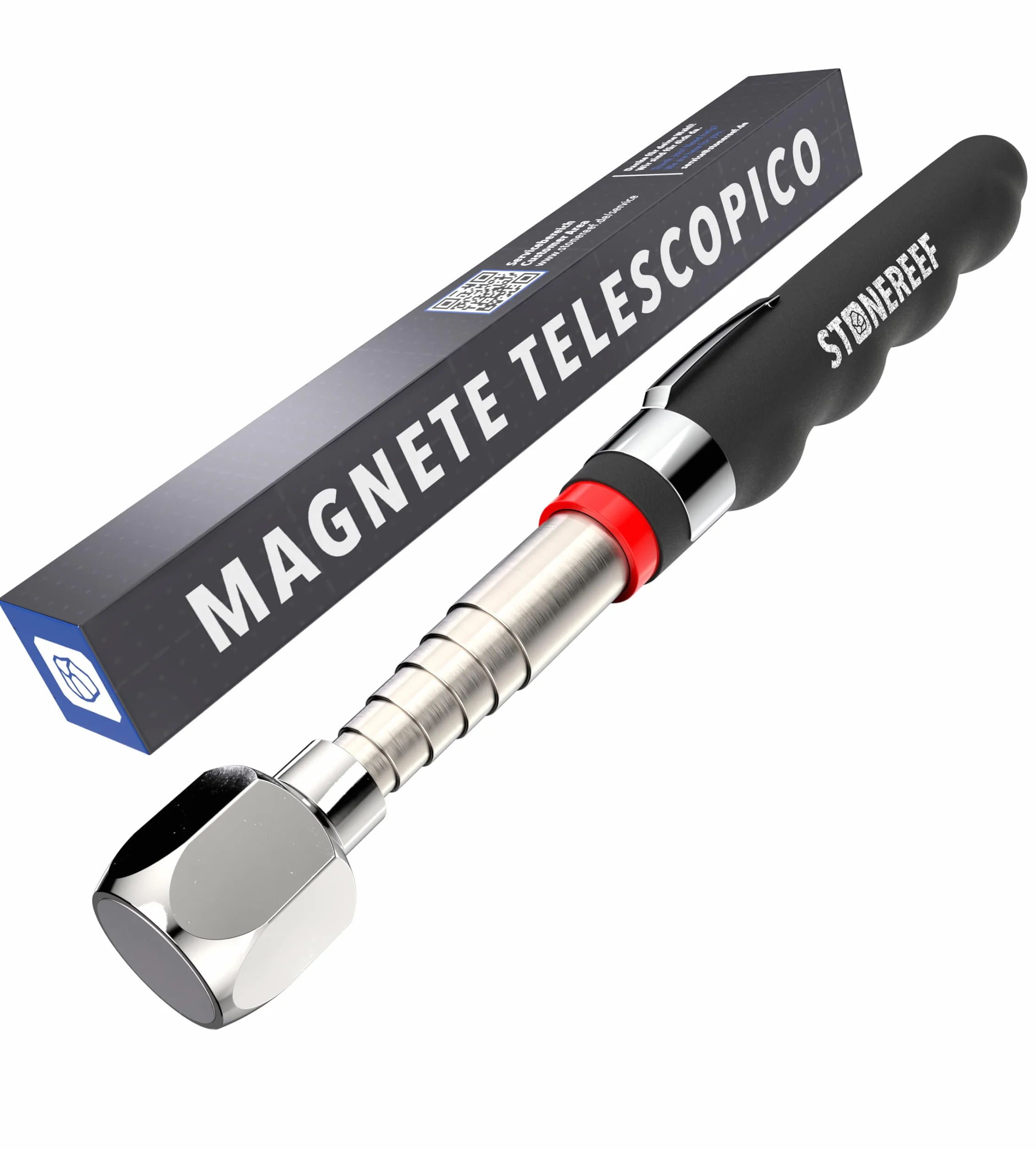 Sollevatore magnetico telescopico in acciaio inox 18-77 cm 125 g