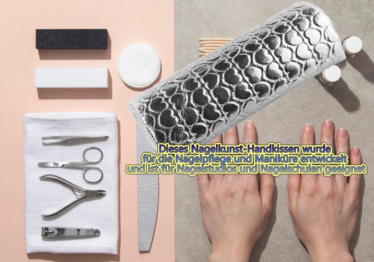 LATRAT Cuscino per Manicure Cuscino per Unghie Supporto per Nail Design Supporto per Manicure per Studio di Unghie Spugna per Polso per Manicure per Salone Arte delle Unghie Nail Art Cuscino