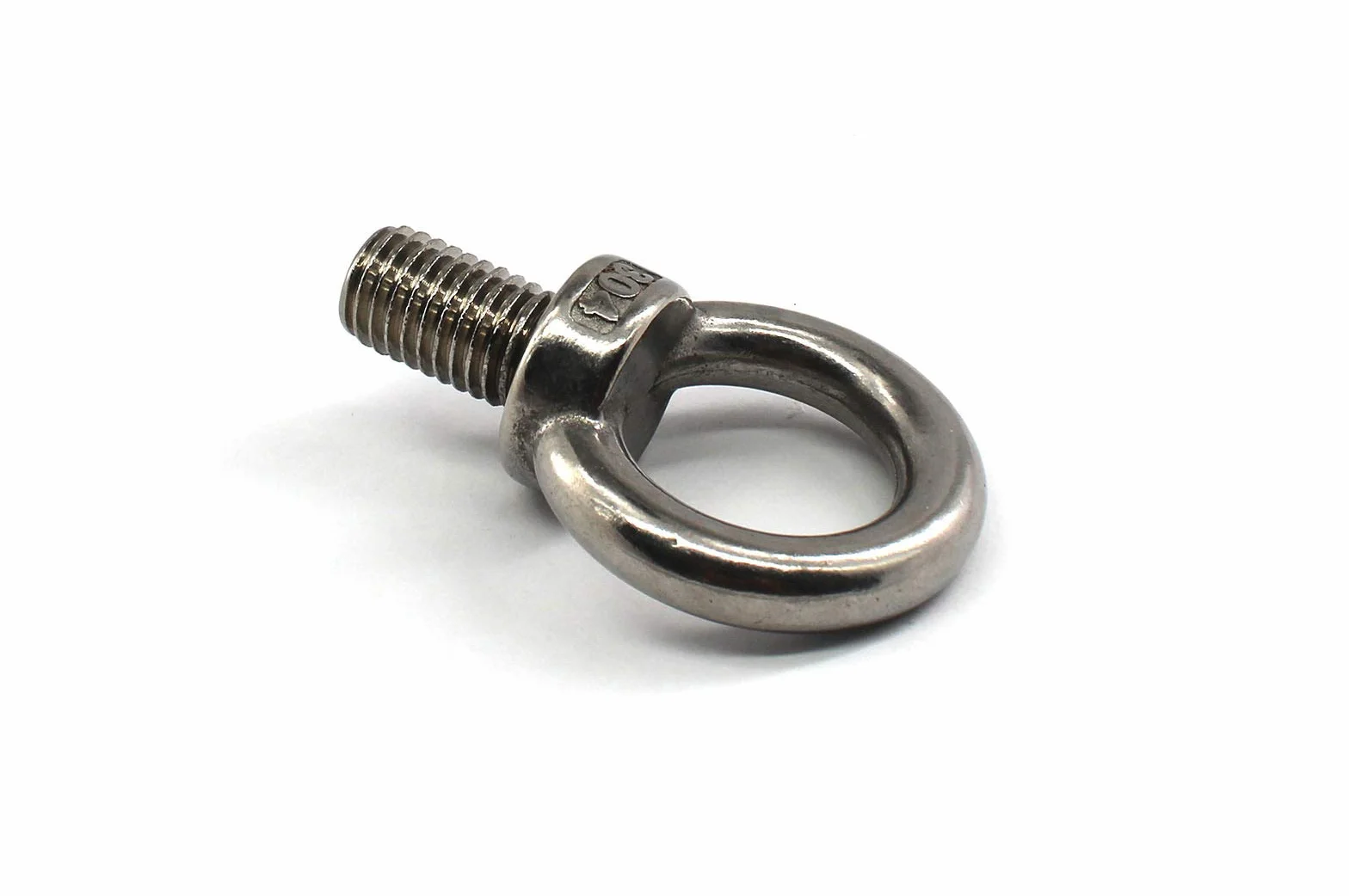 Anello per sollevamento in acciaio inox 304 M6 filettatura allungata 30 mm 8 pezzi
