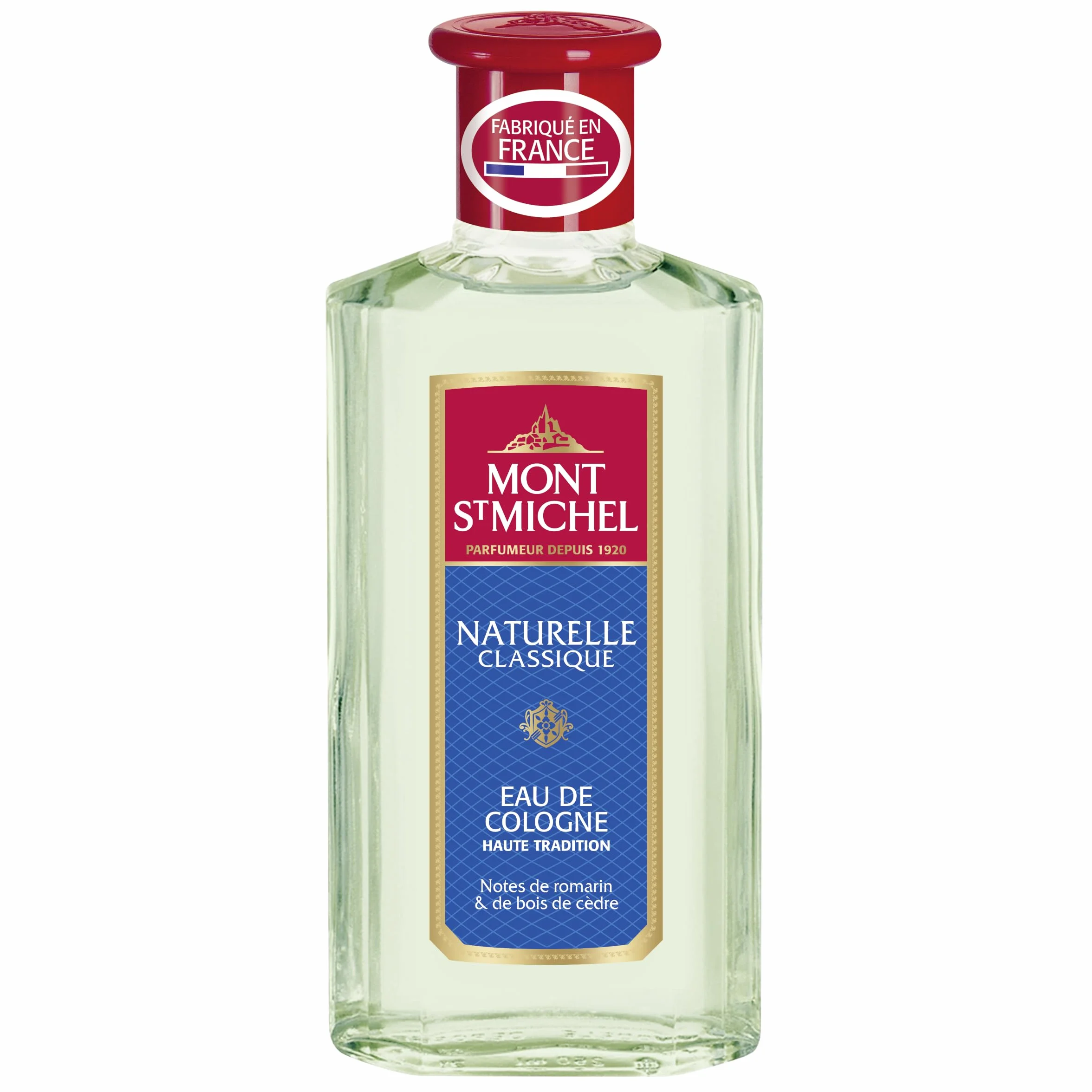 Mont St Michel - Acqua di colonia naturale classica, flacone da 250 ml
