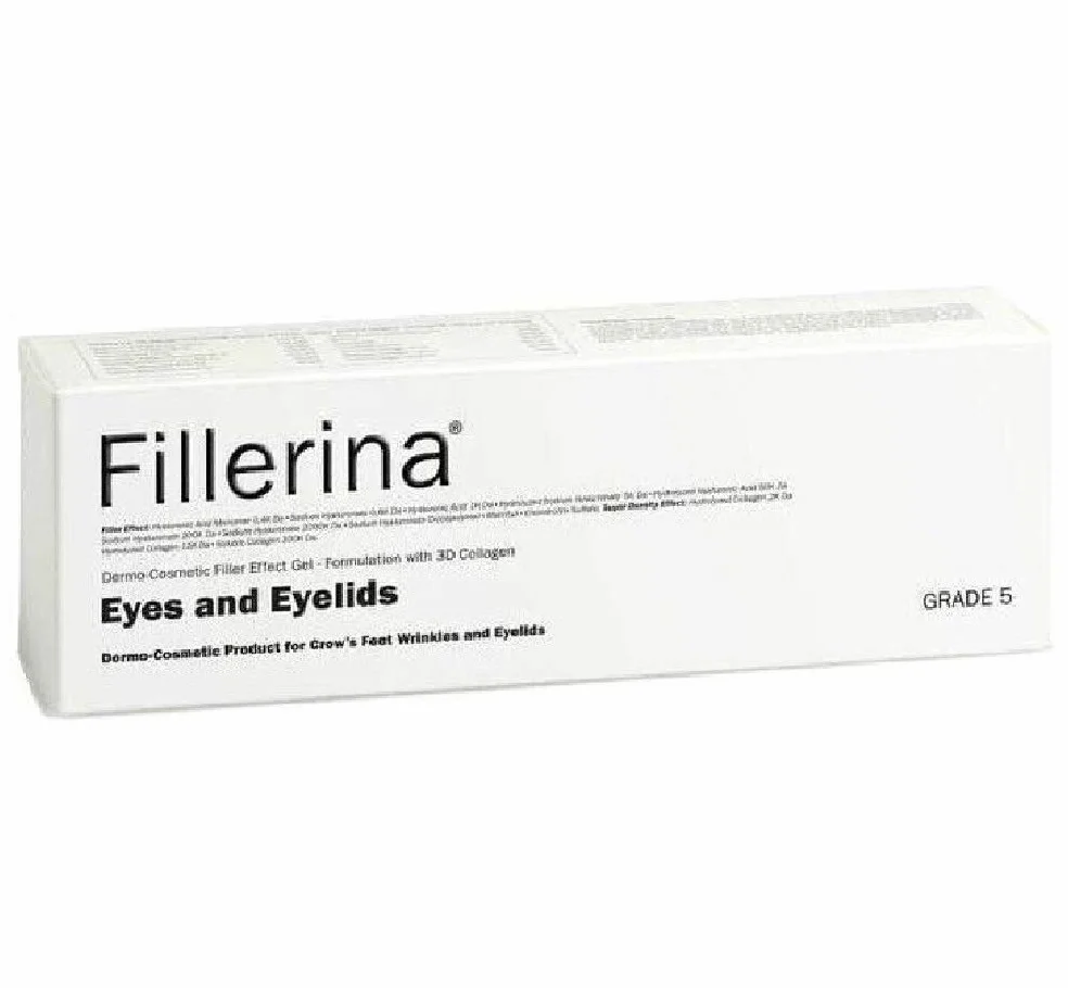 Fillerina - Gel per occhi e palpebre a effetto riempitivo, grado 5, 15 ml