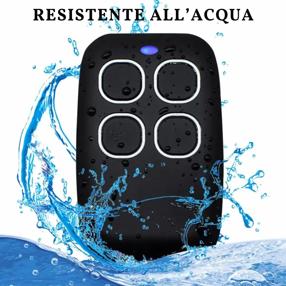 Telecomando Cancello Universale 4 in 1 Rolling Code 280-868MHz Radiocomando Programmabile