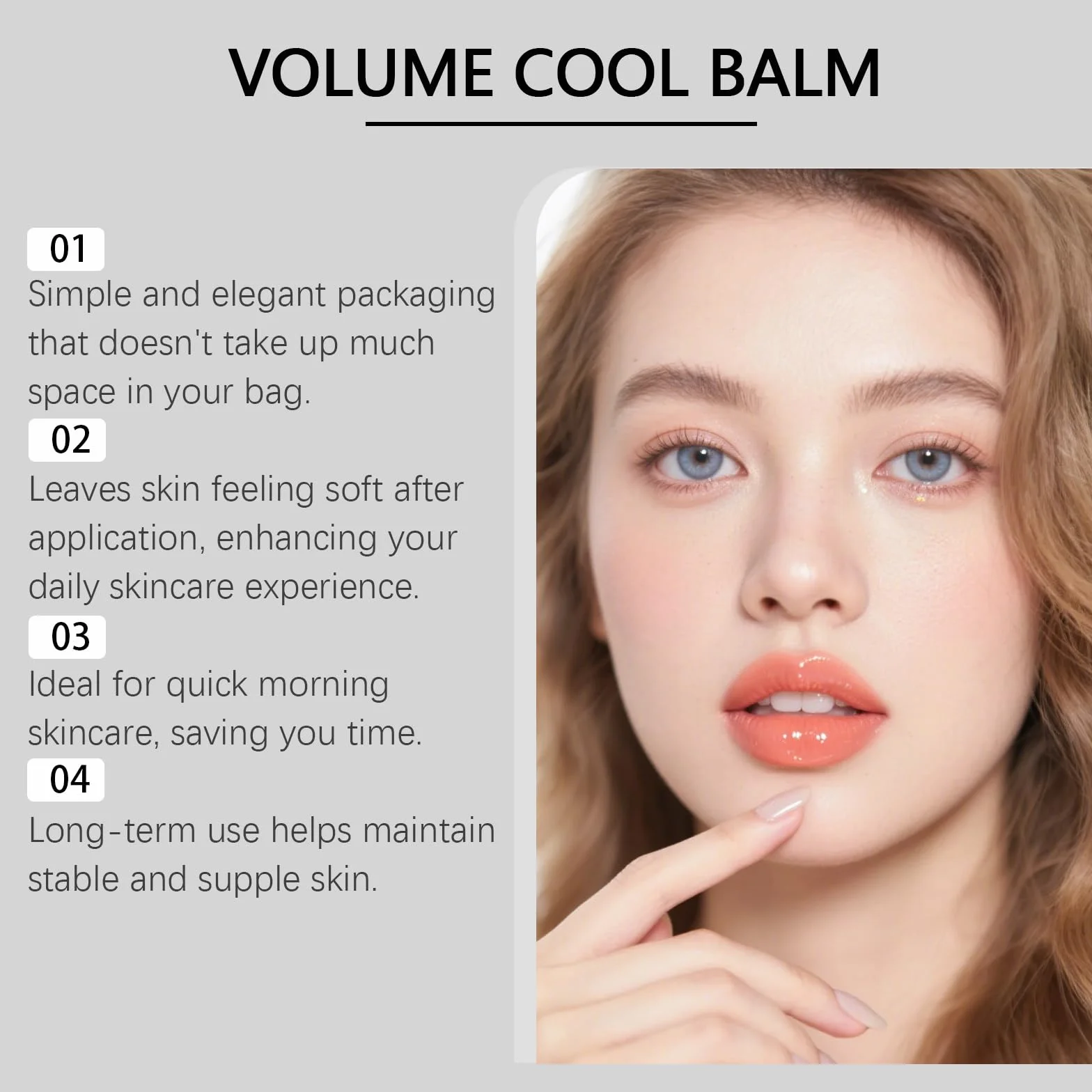 PDRNs Pink Collagen Volume Multi Balm Stick - Penna anti-rughe e idratante per viso, labbra, occhi, collo, base trucco, nutre intensamente per una pelle liscia e dall'aspetto sano